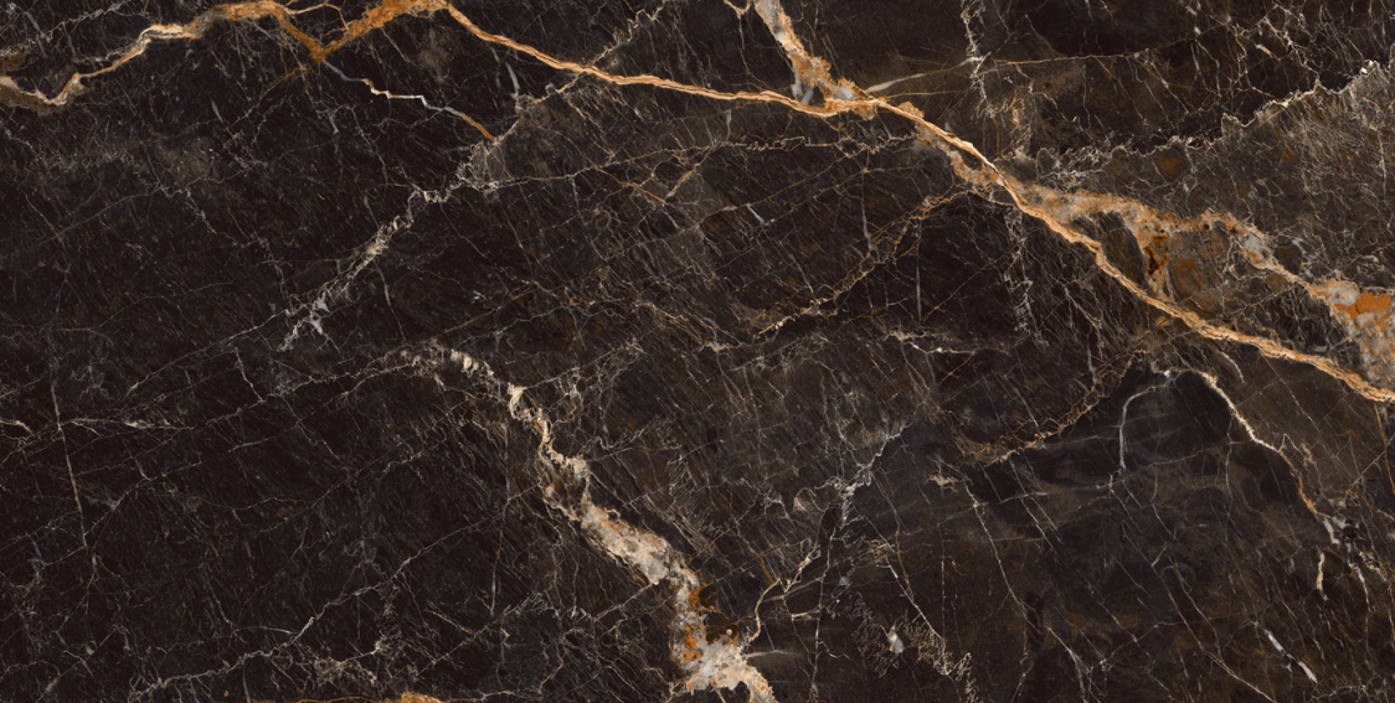 Керамический гранит 60*120*0,9 Xtreme Nero HG polished рект. - фото