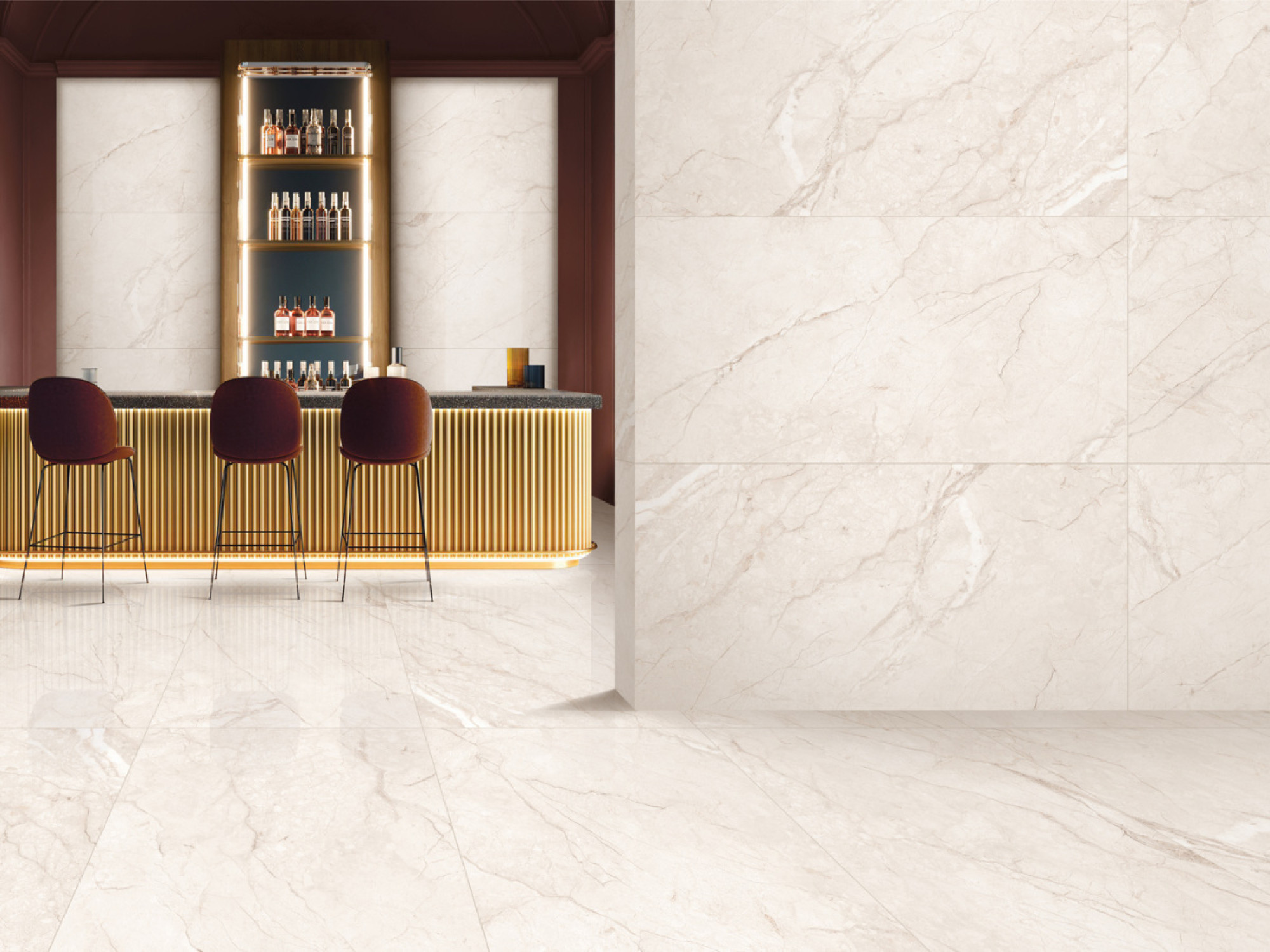 Керамический гранит 60*120*0,9 Antalya Crema polished рект. - фото7
