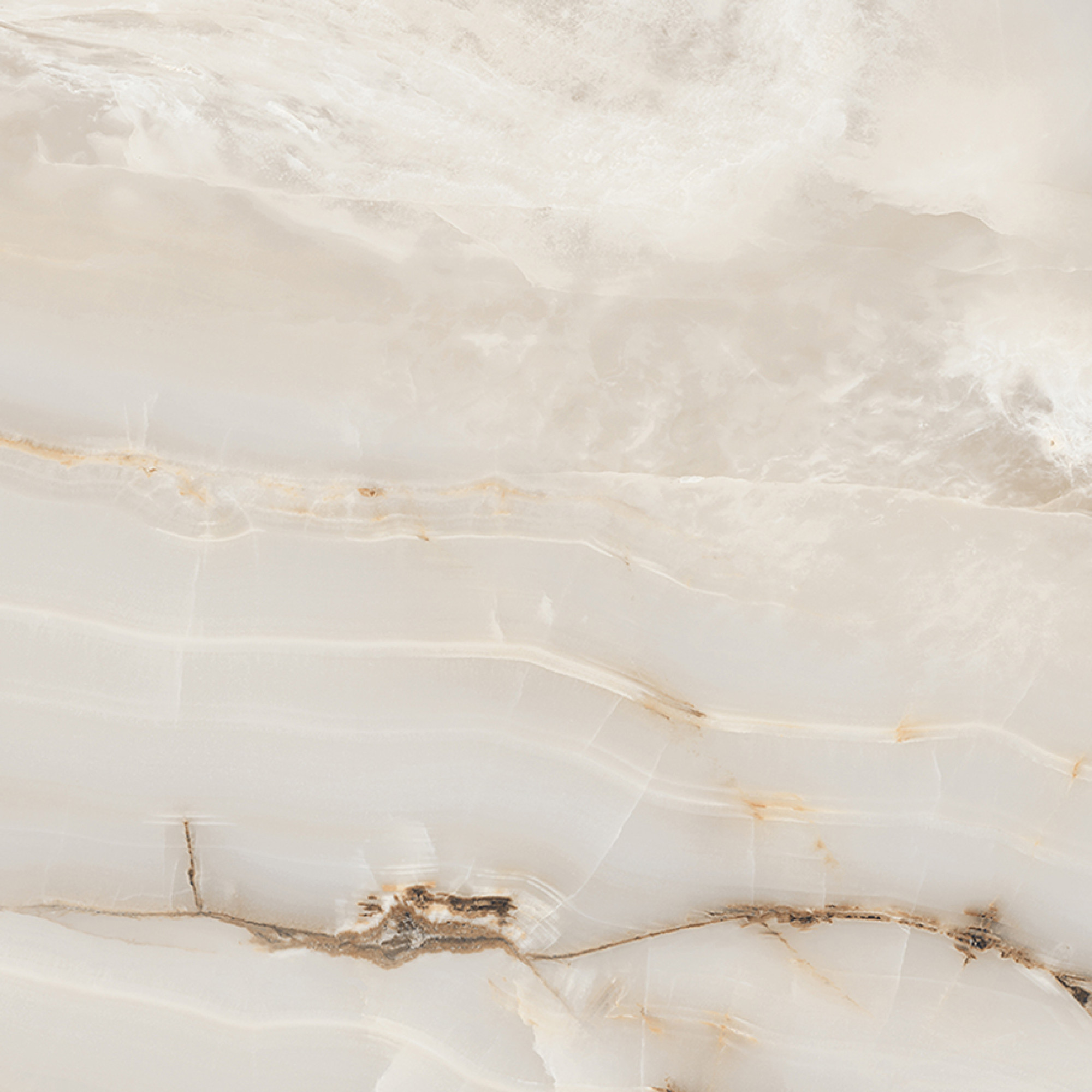 Керамический гранит 60*60*0,825 Onyx Smoke polished рект. - фото