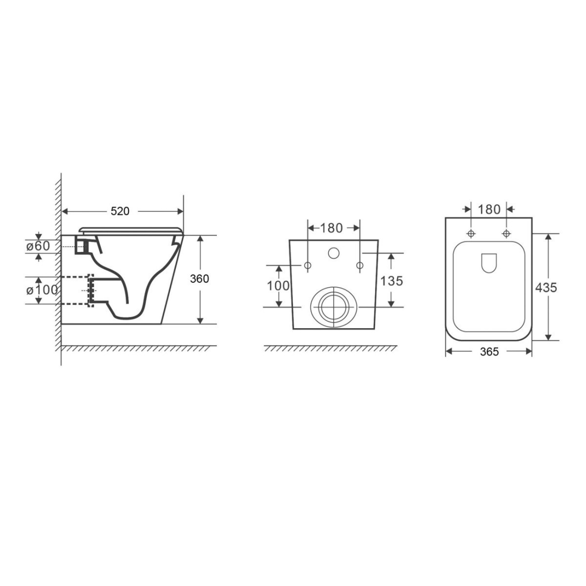 Унитаз подвесной  Niagara Vista NG-9303 - фото4