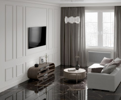 Керамический гранит 60*60*0,85 Xtreme Nero HG polished рект- фото2