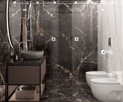 Керамический гранит 60*60*0,85 Xtreme Nero HG polished рект- фото3