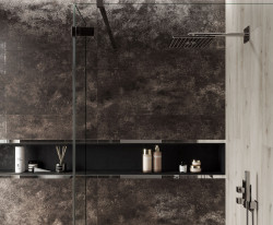 Керамический гранит 60*120*0,9 Milkyway Anthracite metallic рект.- фото2