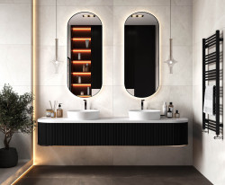 Керамический гранит 60*120*0,82 Splash Bianco matt carving рект.- фото4