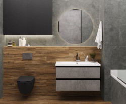 Керамический гранит 60*119,5*0,9 Pluto Grigio серый мат. рект. SG50005320R- фото3