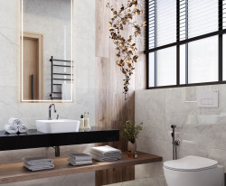 Керамический гранит 60*119,5*0,9 Connect Pearl серый светлый мат. рект. SG50004720R- фото2