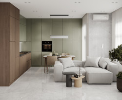 Керамический гранит 60*60*0,9 Connect Pearl серый светлый мат. рект. SG624920R- фото3