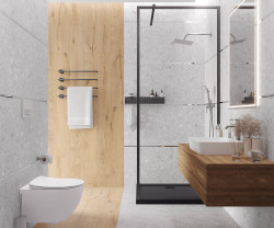 Керамический гранит 60*120*0,8 Matrix светло-серый структура мат. рект.  K952681R0001LPER- фото4