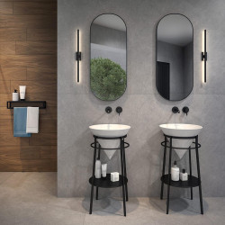 Керамический гранит 60*60*0,9 Про Стоун антрацит мат. рект. DD600620R- фото3