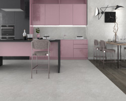 Керамический гранит 60*60*0,9 Zircon серый светлый мат. рект. SG645520R- фото2