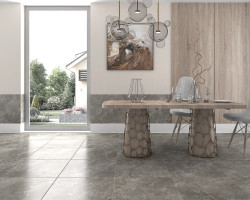 Керамический гранит 60*60*0,9 Zircon серый мат. рект.  SG645620R- фото2