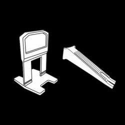 Система выравнивания плитки LAPARET, Микс 1,5 мм, 50 компл.,100 шт- фото