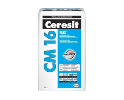Клей для плитки Ceresit CM 16 Flex высокоэластичный  25 кг (до 1м2)