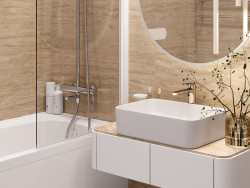 Керамический гранит 44,8*89,8*0,8 Pacific бежевый мат. рект.  17695- фото5