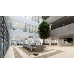 Керамогранит глаз, Sugar-эффект рельеф рект. Basalto 570*570 (бежевый), GFA57BST04R (S)- фото4