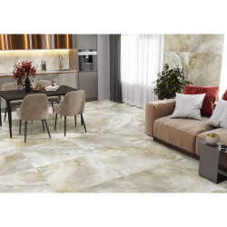 Керамогранит глаз, лаппатир. рект. Vulcano 570*570 (бежевый), GFA57VLC04L- фото5