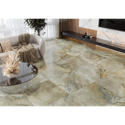 Керамогранит глаз, лаппатир. рект. Vulcano 570*570 (коричневый), GFA57VLC78L- фото5