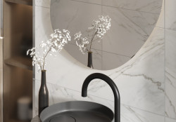 Глаз. керамогранит Dream белый ректификат 44,8x89,8 16665- фото8