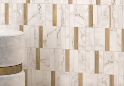 Глаз. керамогранит Wonder белый ректификат 44,8x89,8 16880- фото8