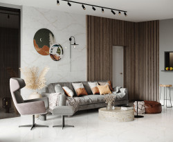 Керамический гранит 60*120*0,9 Torso Gold polished рект.- фото5