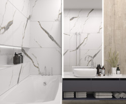 Керамический гранит 60*120*0,9 Golden White Statuario polished рект.- фото3