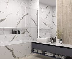 Керамический гранит 60*120*0,9 Golden White Statuario polished рект.- фото2