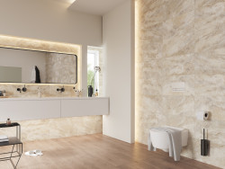 Керамический гранит 29,7*59,8*0,75 Galaxy бежевый рельеф мат. 16298- фото8