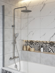 Керамический гранит 29,7*59,8*0,75 Polaris светло-серый мат 16328- фото9