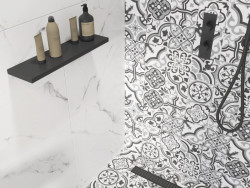 Керамический гранит 29,7*59,8*0,75 Lorenzo белый мат.  16316- фото7