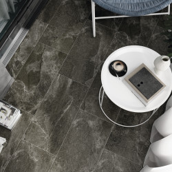 Керамический гранит 29,7*59,8*0,75 Infinity темно-серый рельеф мат. 16304- фото9