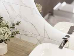 Керамический гранит 29,7*59,8*0,75 Mont Blanc белый мат. 16521- фото8