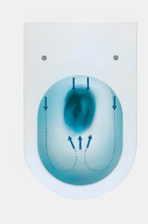 Унитаз напольный CeruttiSPA ARNO безободковый- фото3