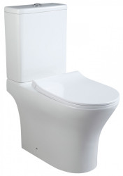 Унитаз напольный CeruttiSPA BERNINA Tornado безободковый - фото