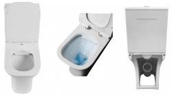 Унитаз напольный CeruttiSPA VETTORE безободковый с тонкой крышкой СТ7192- фото4