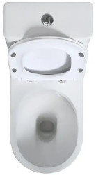 Унитаз напольный CeruttiSPA VINCE Tornado безободковый CT10373- фото3