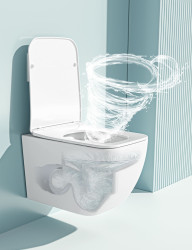 Унитаз подвесной Roxen Cube Bidet 530135-01X- фото6
